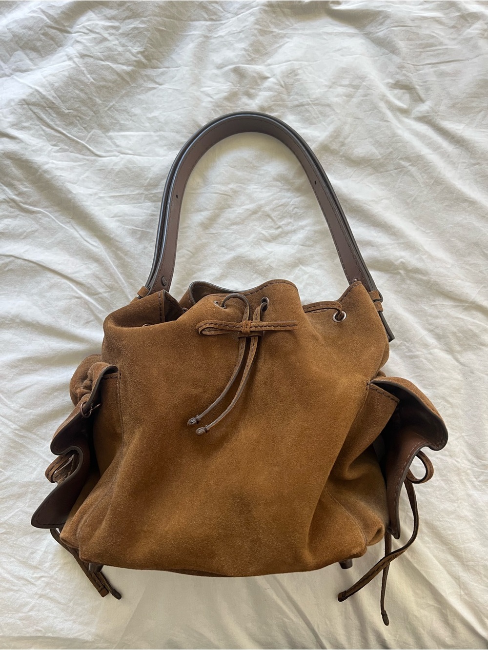 Acne Studios Multi Pocket Bucket Bag